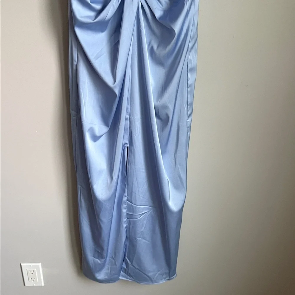 Abercrombie & Fitch Draped Twist-Front Maxi Dress Large